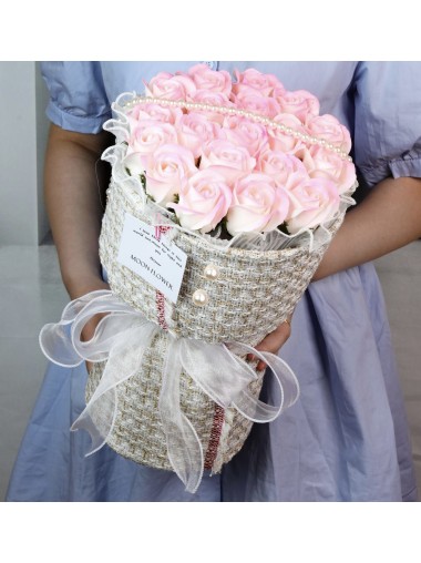 [全新漸變玫瑰 現貨發售] Eternal Florist - 漸變石鹼香皂永生花束11朵/21朵 (4選擇)